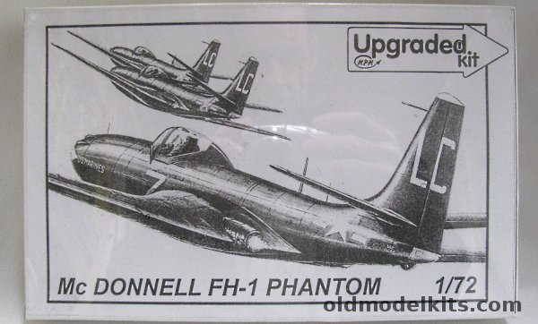 MPM 1/72 FH-1 Phantom (First Navy All-Jet Aircraft) -Marines or VF-17A USS Saipan, 72124 plastic model kit